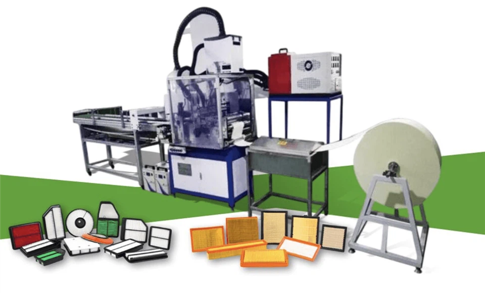 HCFILTER430 CNC Rotary Paper Pleating Machine